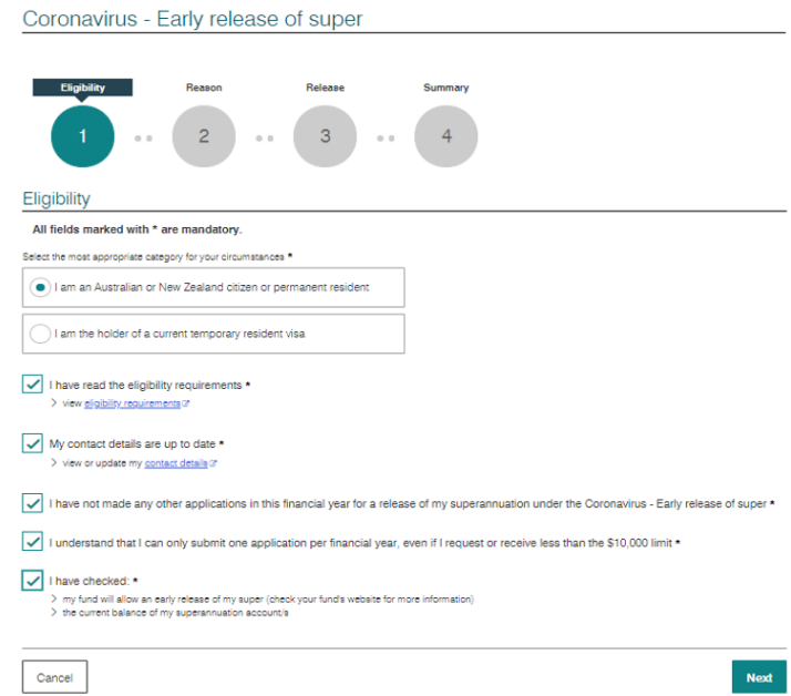 How to Apply for Early Super Access - COVID-19