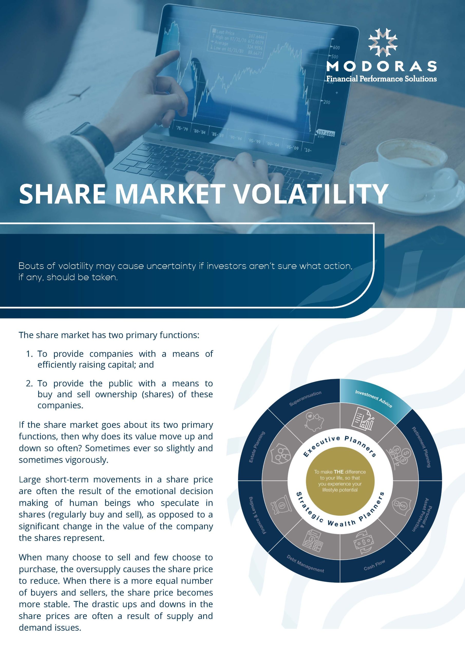 Modoras Marketing Fact Sheet Share Market Volatility