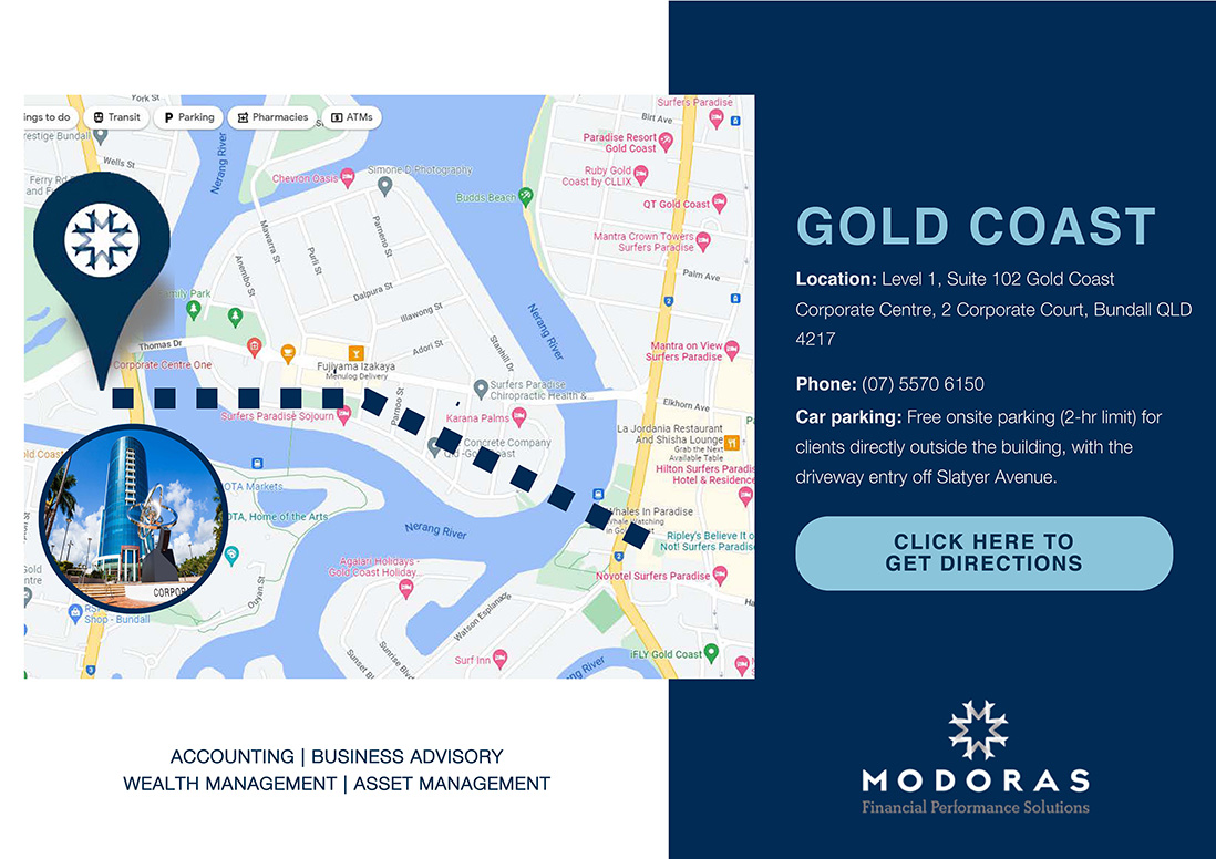 New Gold Coast Office Location Map